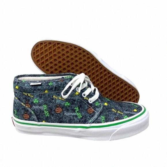 VANS Fergadelic x OG Chukka LX Shoes Men Canvas VN0A4U3G0621 Sneakers Wash Acid - Picture 7 of 9